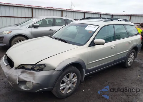 2005 Subaru Outback 2.5I Limited из США, поврежденный, VIN 4S4BP62C257384680
